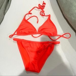 SOLD asos orange bikini